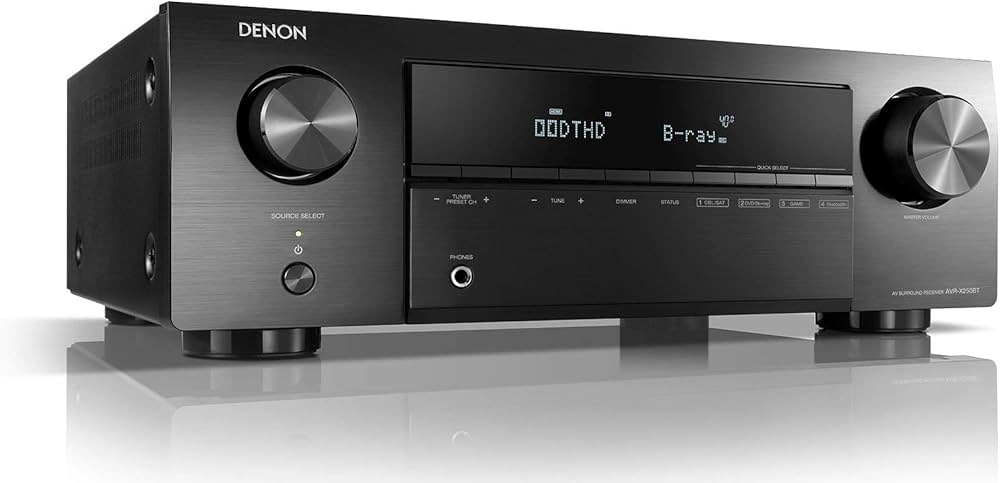 Denon AVR-X250BT 5.1 Ch. 4K Ultra HD AV Receiver